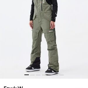 Montec Green Ski Snowboard Bib Overalls